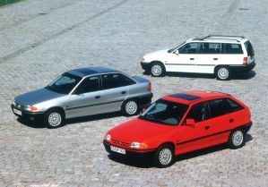 Body variants of the ’91 Opel Astra F,